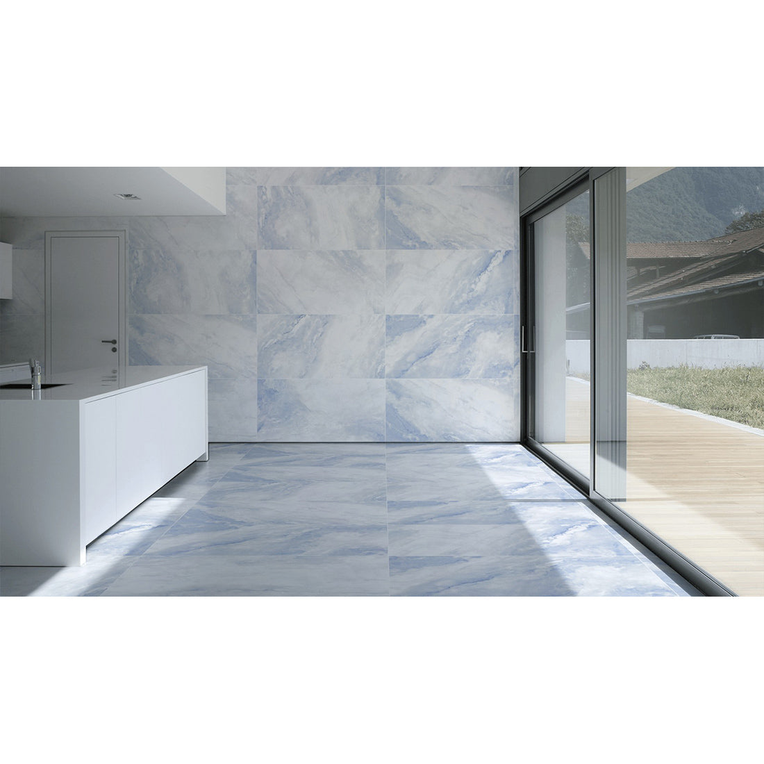 Trisola Blue Sugar Porcelain tiles, 120cm x 60cm , 60cm x 60cm tiles, my tile store UK burton showroom, wall and floor tiles available cheap prices UK delivery