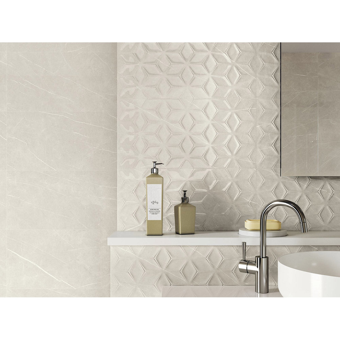 Berternal Cream Ceramic Gloss tiles, 60cm x 30cm tiles, my tile store UK burton showroom, wall and floor tiles available cheap prices UK delivery