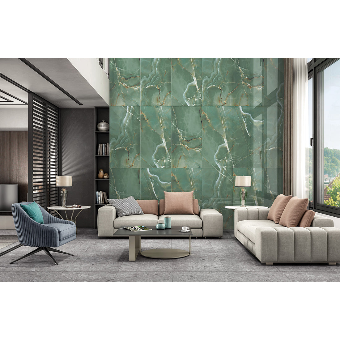 onyx prime verde Porcelain Gloss tiles, 60cm x 120cm tiles, my tile store UK burton showroom, wall and floor tiles available cheap prices UK delivery