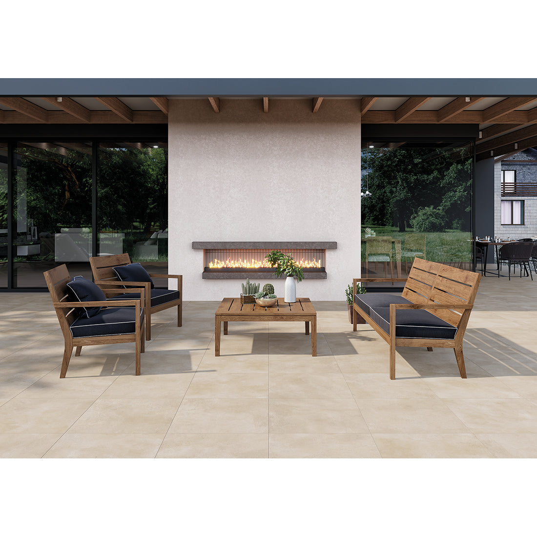 Rohe Beige outdoor paver Tiles | My Tile Store in Burton Derby UK